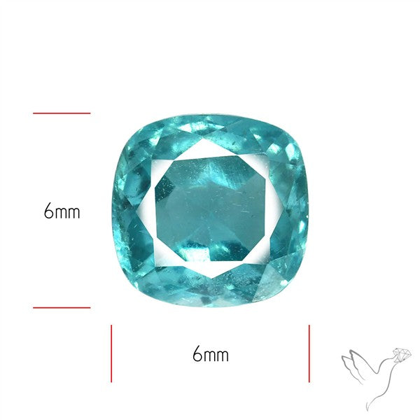 High Grade Faceted Paraiba Blue Kyanite Fine Gemstone