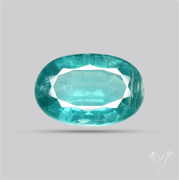 High Grade Faceted Paraiba Blue Kyanite Fine Gemstone