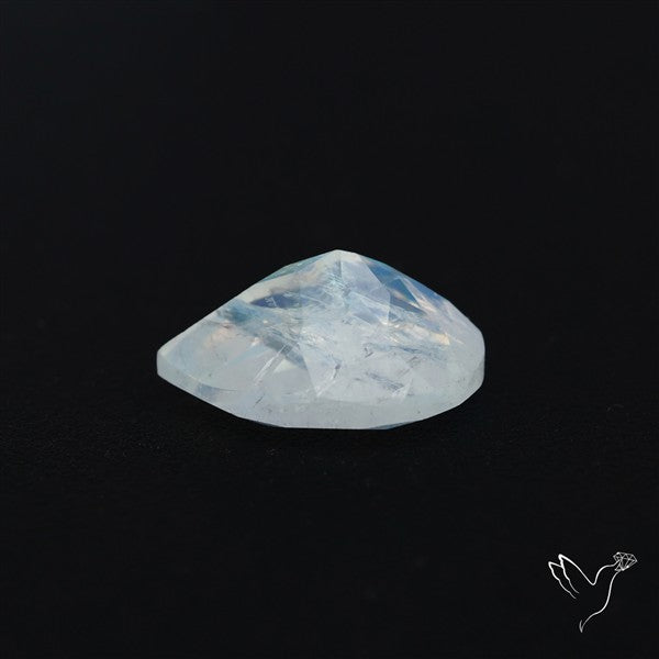Indian Rainbow Moonstone Faceted Fine Gemstone High Grade
