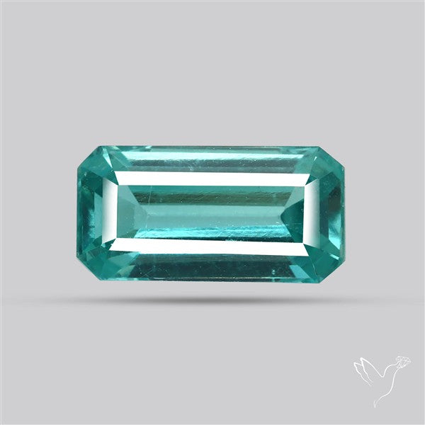 High Grade Faceted Paraiba Blue Kyanite Fine Gemstone