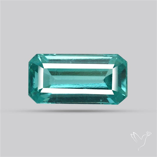 High Grade Faceted Paraiba Blue Kyanite Fine Gemstone