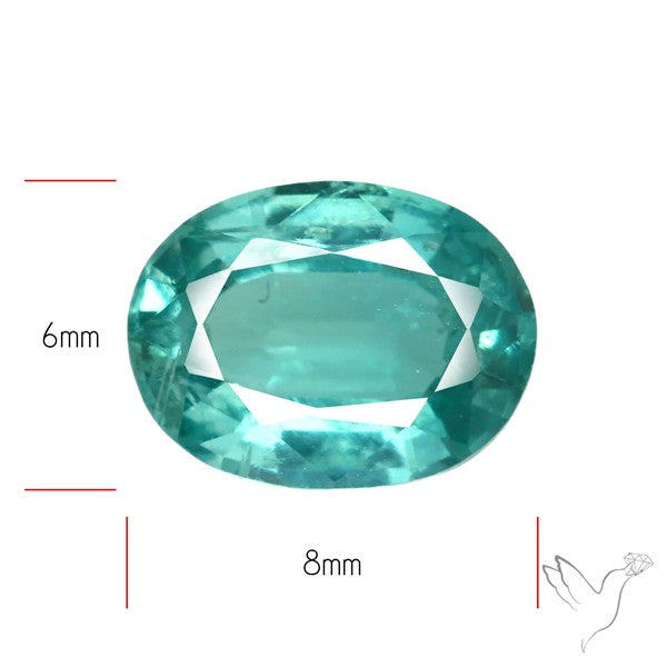 High Grade Faceted Paraiba Blue Kyanite Fine Gemstone