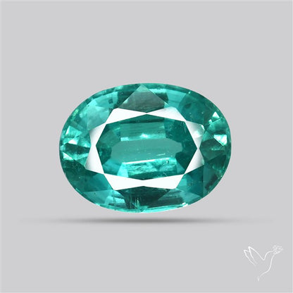 High Grade Faceted Paraiba Blue Kyanite Fine Gemstone