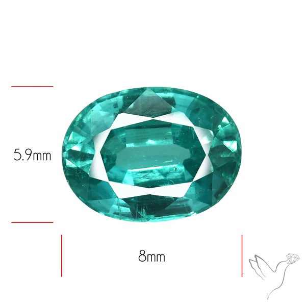 High Grade Faceted Paraiba Blue Kyanite Fine Gemstone
