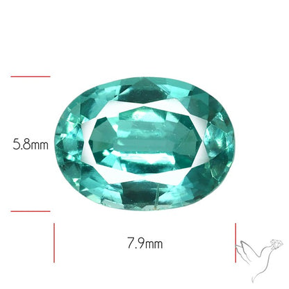 High Grade Faceted Paraiba Blue Kyanite Fine Gemstone