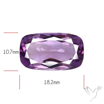 Brazilian Amethyst Clear Faceted Fine Gemstone