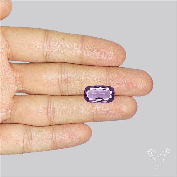 Brazilian Amethyst Clear Faceted Fine Gemstone