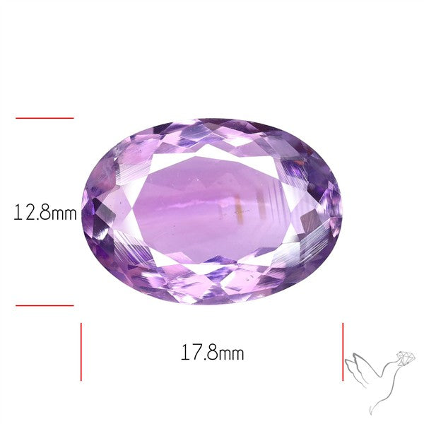 Brazilian Amethyst Clear Faceted Fine Gemstone