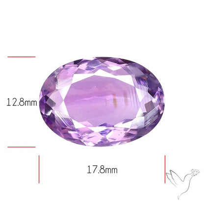 Brazilian Amethyst Clear Faceted Fine Gemstone