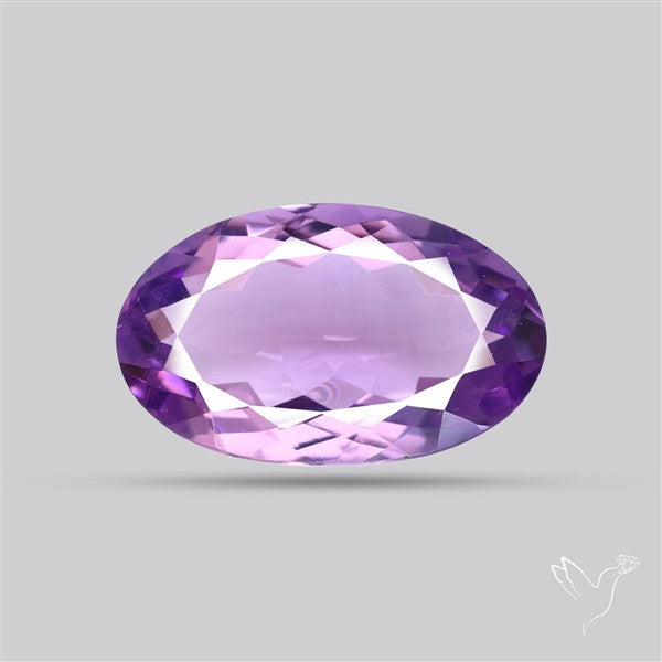 Brazilian Amethyst Clear Faceted Fine Gemstone