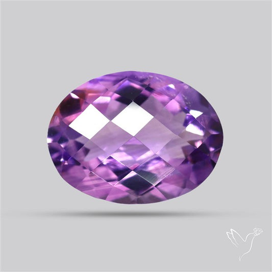 Brazilian Amethyst Clear Faceted Fine Gemstone