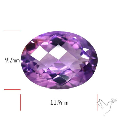 Brazilian Amethyst Clear Faceted Fine Gemstone
