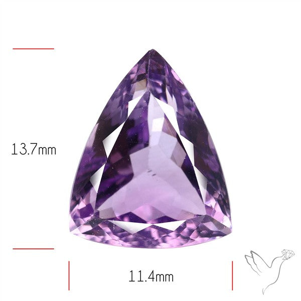 Brazilian Amethyst Clear Faceted Fine Gemstone