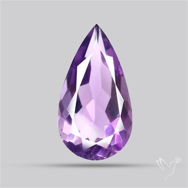 Brazilian Amethyst Clear Faceted Fine Gemstone