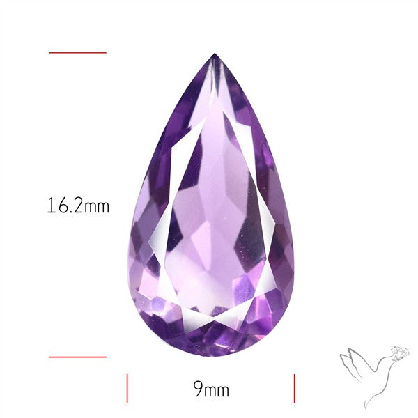 Brazilian Amethyst Clear Faceted Fine Gemstone