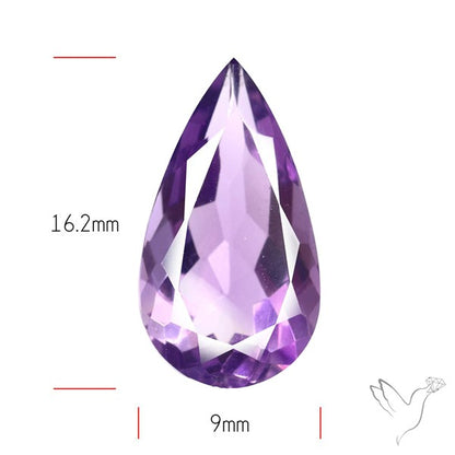 Brazilian Amethyst Clear Faceted Fine Gemstone