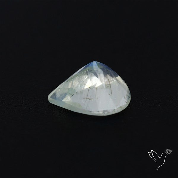 Indian Rainbow Moonstone Faceted Fine Gemstone High Grade