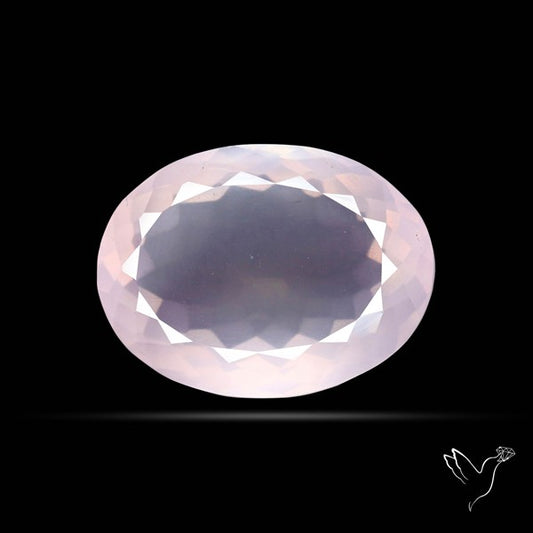 High Grade Rose Quartz Faceted Fine Gemstone