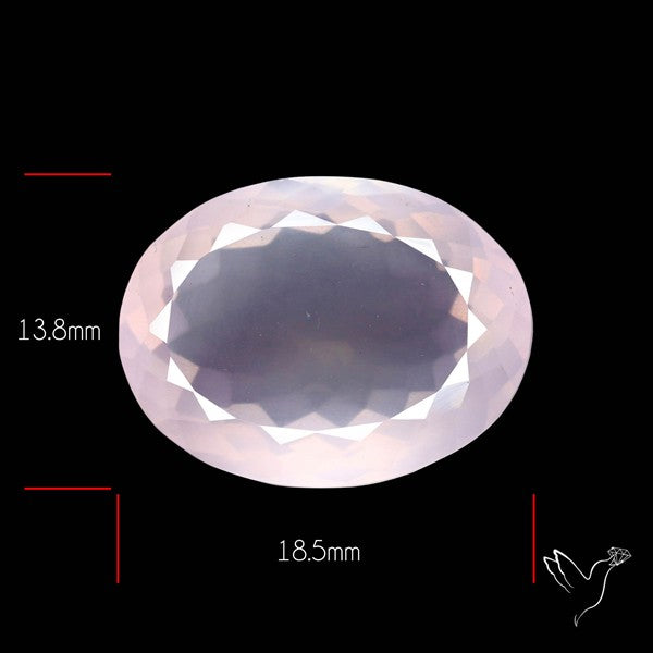 High Grade Rose Quartz Faceted Fine Gemstone