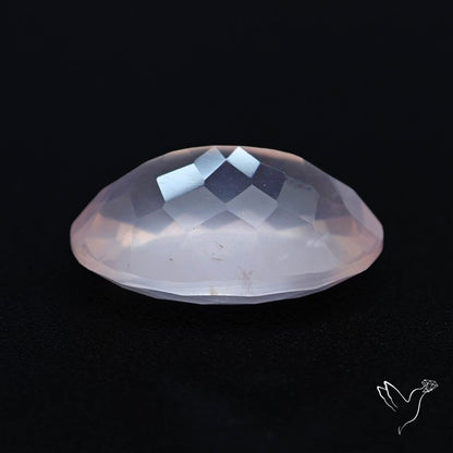 High Grade Rose Quartz Faceted Fine Gemstone