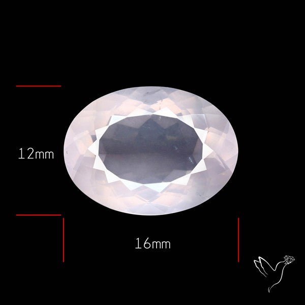 High Grade Rose Quartz Faceted Fine Gemstone