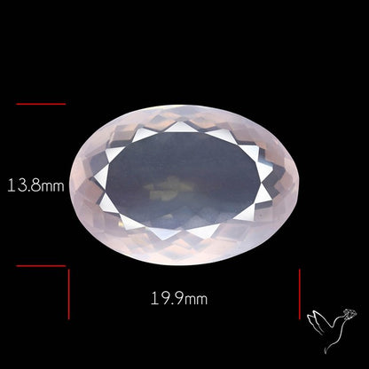 High Grade Rose Quartz Faceted Fine Gemstone