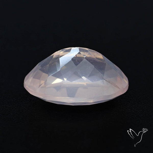 High Grade Rose Quartz Faceted Fine Gemstone