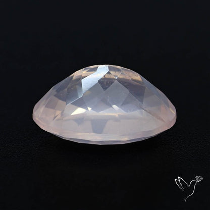 High Grade Rose Quartz Faceted Fine Gemstone