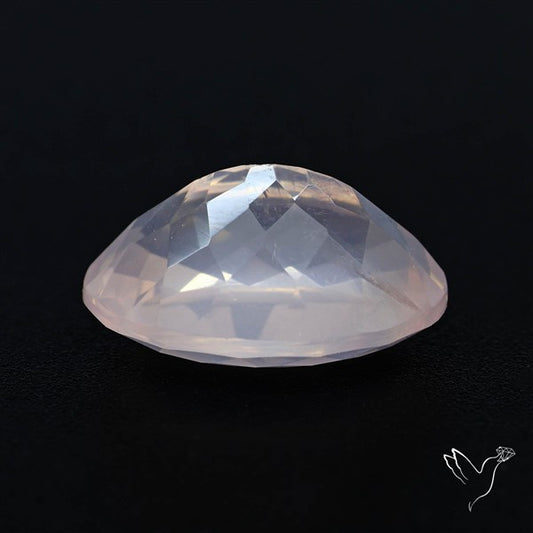 High Grade Rose Quartz Faceted Fine Gemstone