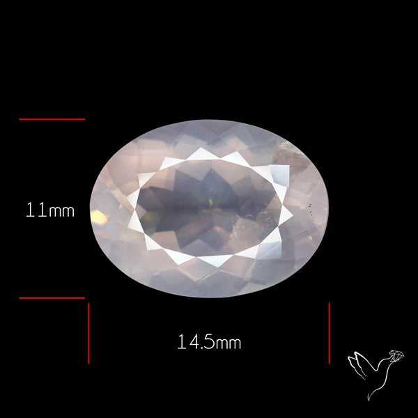 High Grade Rose Quartz Faceted Fine Gemstone