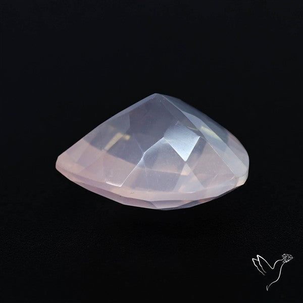 High Grade Rose Quartz Faceted Fine Gemstone