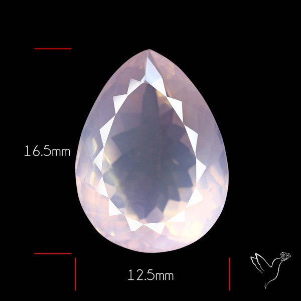 High Grade Rose Quartz Faceted Fine Gemstone