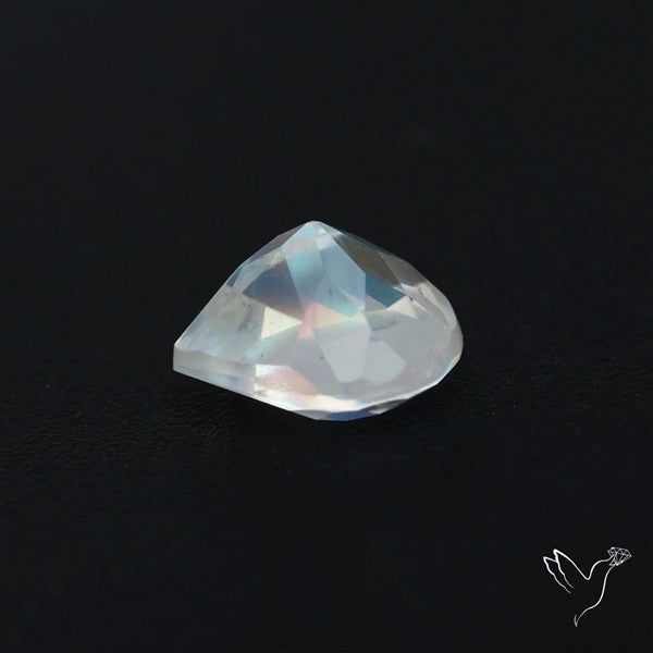 Clean Madagascar Rainbow Moonstone Faceted Fine Gemstone High Grade