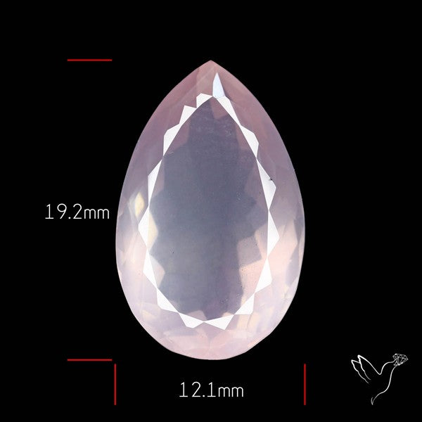 High Grade Rose Quartz Faceted Fine Gemstone
