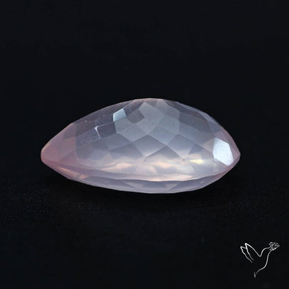 High Grade Rose Quartz Faceted Fine Gemstone