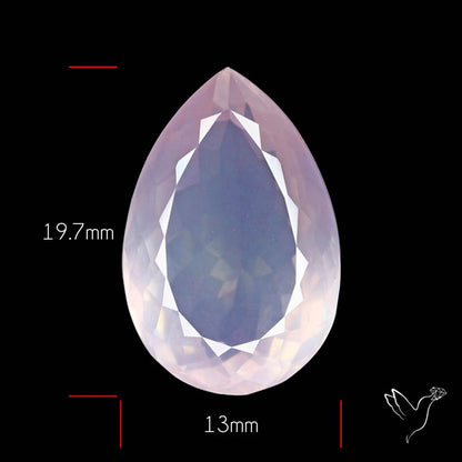 High Grade Rose Quartz Faceted Fine Gemstone