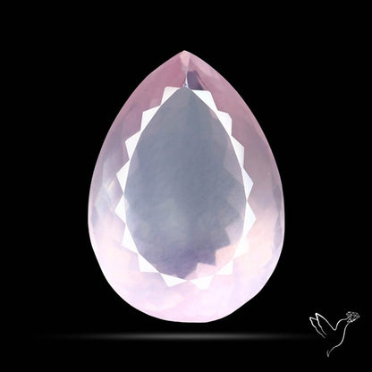 High Grade Rose Quartz Faceted Fine Gemstone