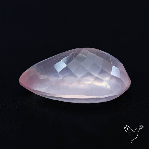 High Grade Rose Quartz Faceted Fine Gemstone