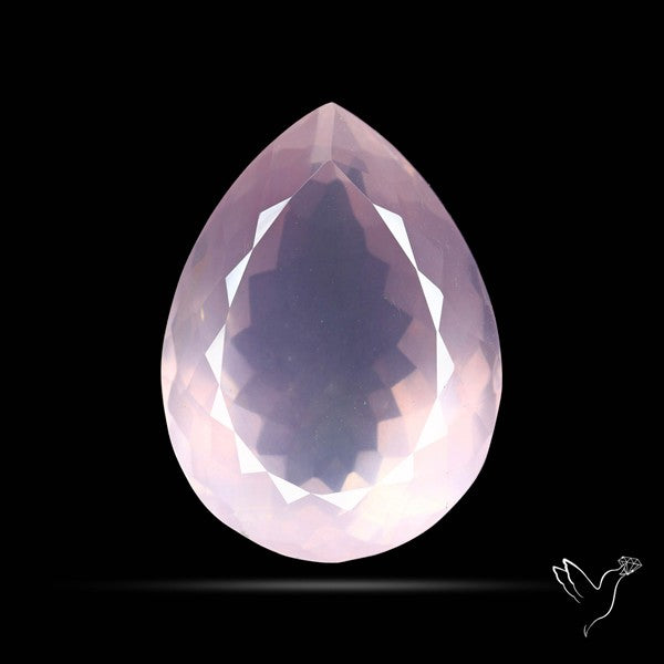 High Grade Rose Quartz Faceted Fine Gemstone