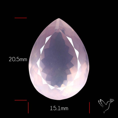 High Grade Rose Quartz Faceted Fine Gemstone