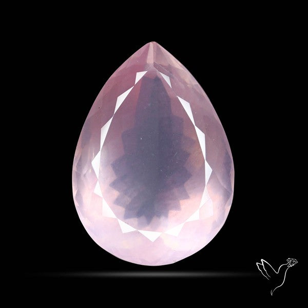 High Grade Rose Quartz Faceted Fine Gemstone