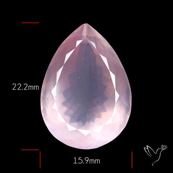 High Grade Rose Quartz Faceted Fine Gemstone