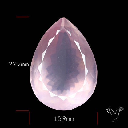 High Grade Rose Quartz Faceted Fine Gemstone