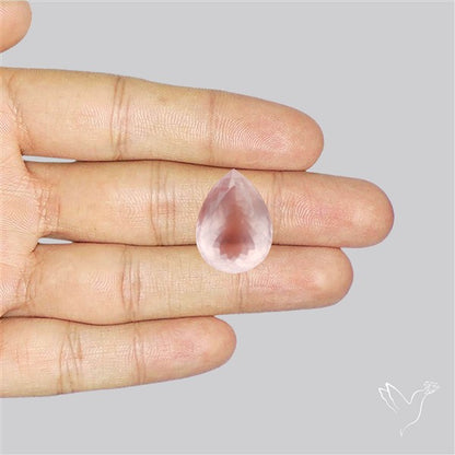 High Grade Rose Quartz Faceted Fine Gemstone