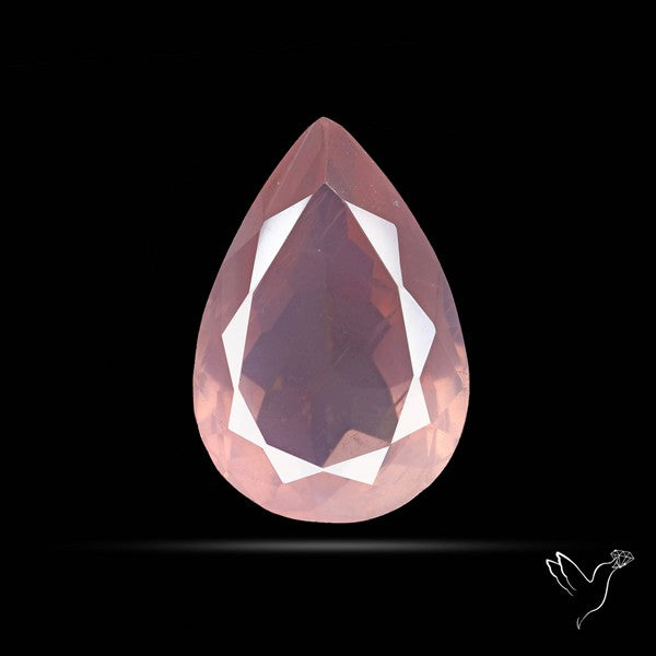 High Grade Rose Quartz Faceted Fine Gemstone
