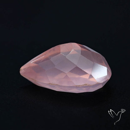 High Grade Rose Quartz Faceted Fine Gemstone