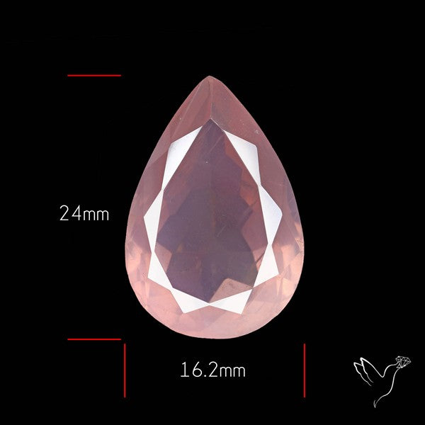 High Grade Rose Quartz Faceted Fine Gemstone