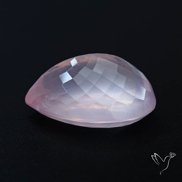 High Grade Rose Quartz Faceted Fine Gemstone