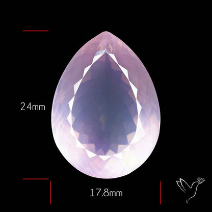 High Grade Rose Quartz Faceted Fine Gemstone
