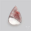 Rare Brazilian Lepidocrocite In Quartz Cabochon